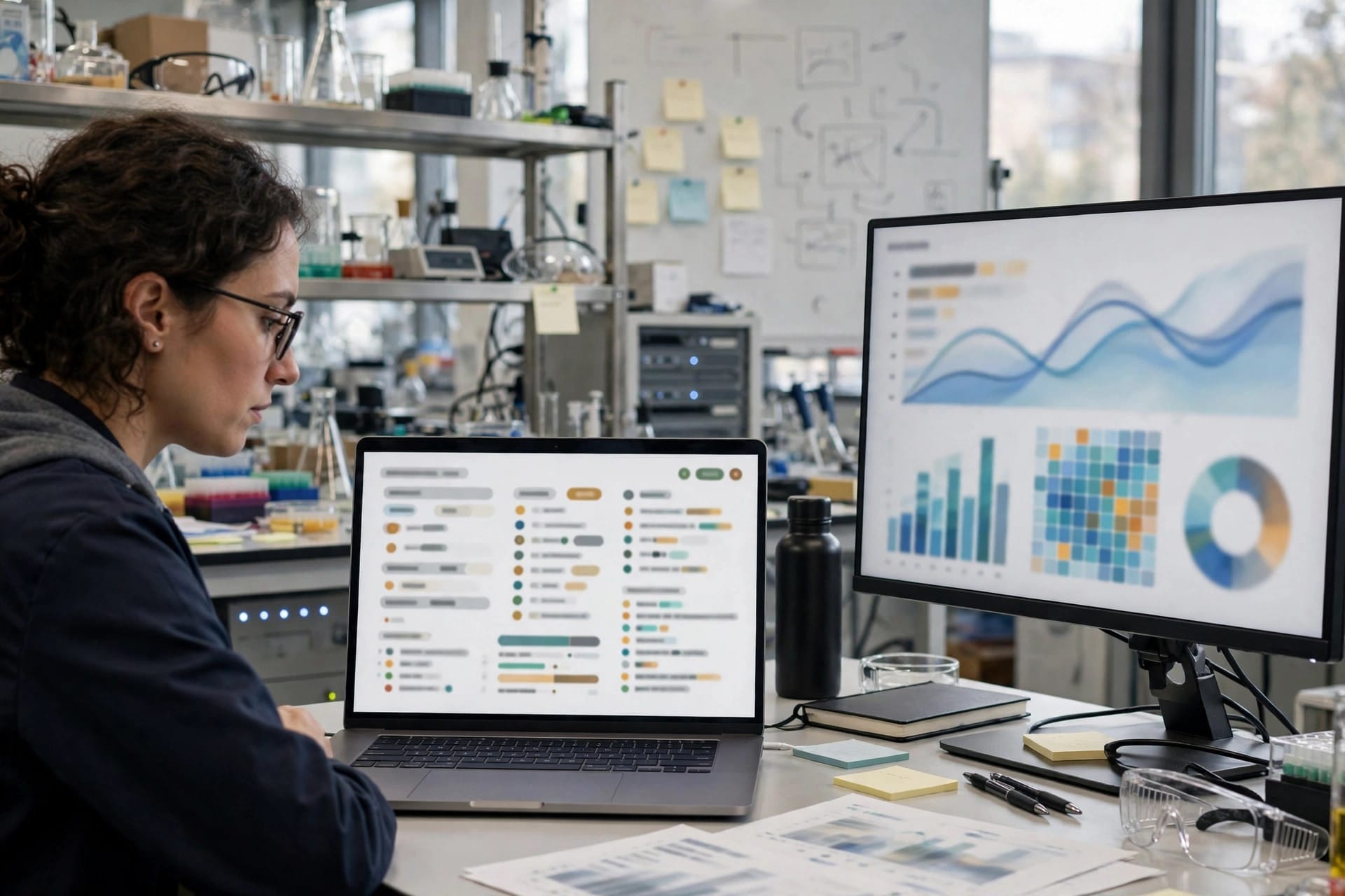METR evaluator reviewing Anthropic model risk reports and incident logs inside the lab