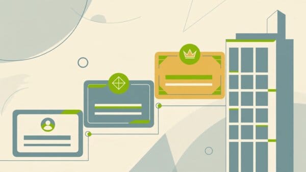 Illustration of ChatGPT subscription plans as ascending tiers from free to enterprise