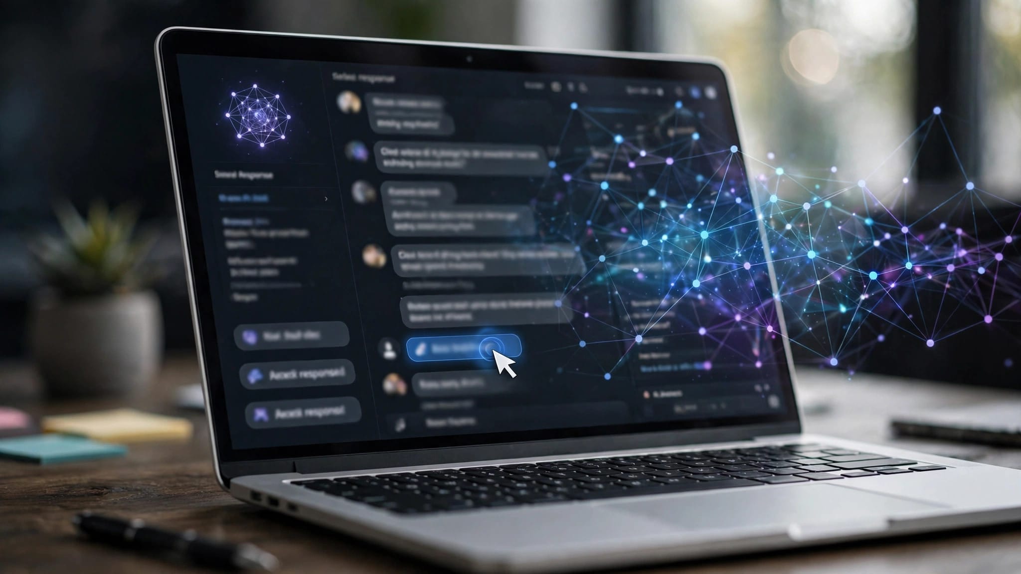 Laptop showing a ChatGPT answer with outbound links after OpenAI restored the utm_source tracking tag