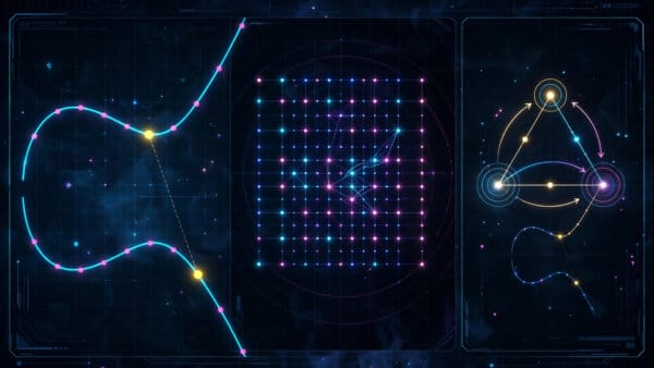 Elliptic curve cryptography visualisation for the NIST ECDSA curve seeds on a dark screen