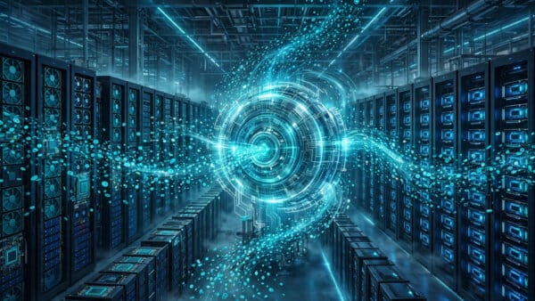 DeepInfer inference engine serving DeepSeek models across Blackwell GPU racks in a data centre