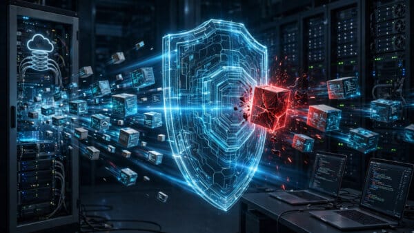 GitHub package firewall inspecting npm downloads and blocking a malicious package before it reaches developer endpoints