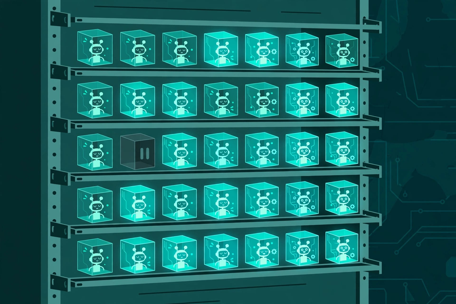 Agent Compute Engine microVMs each isolating a Gemini agent on Google Cloud servers