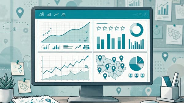 Google Business Profiles new advanced performance report dashboard showing engagement, reviews and search trend analytics