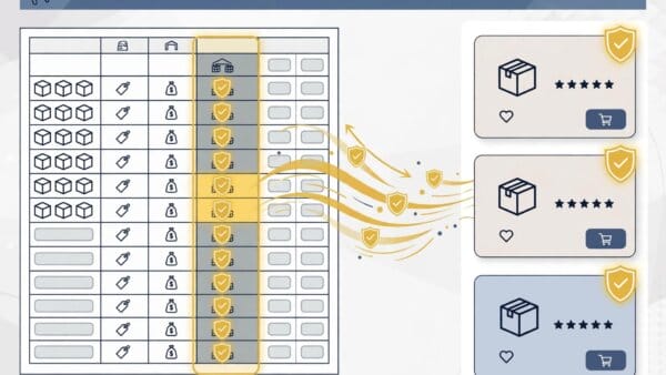 Merchant Center warranty attribute fields in a product feed for a retail product