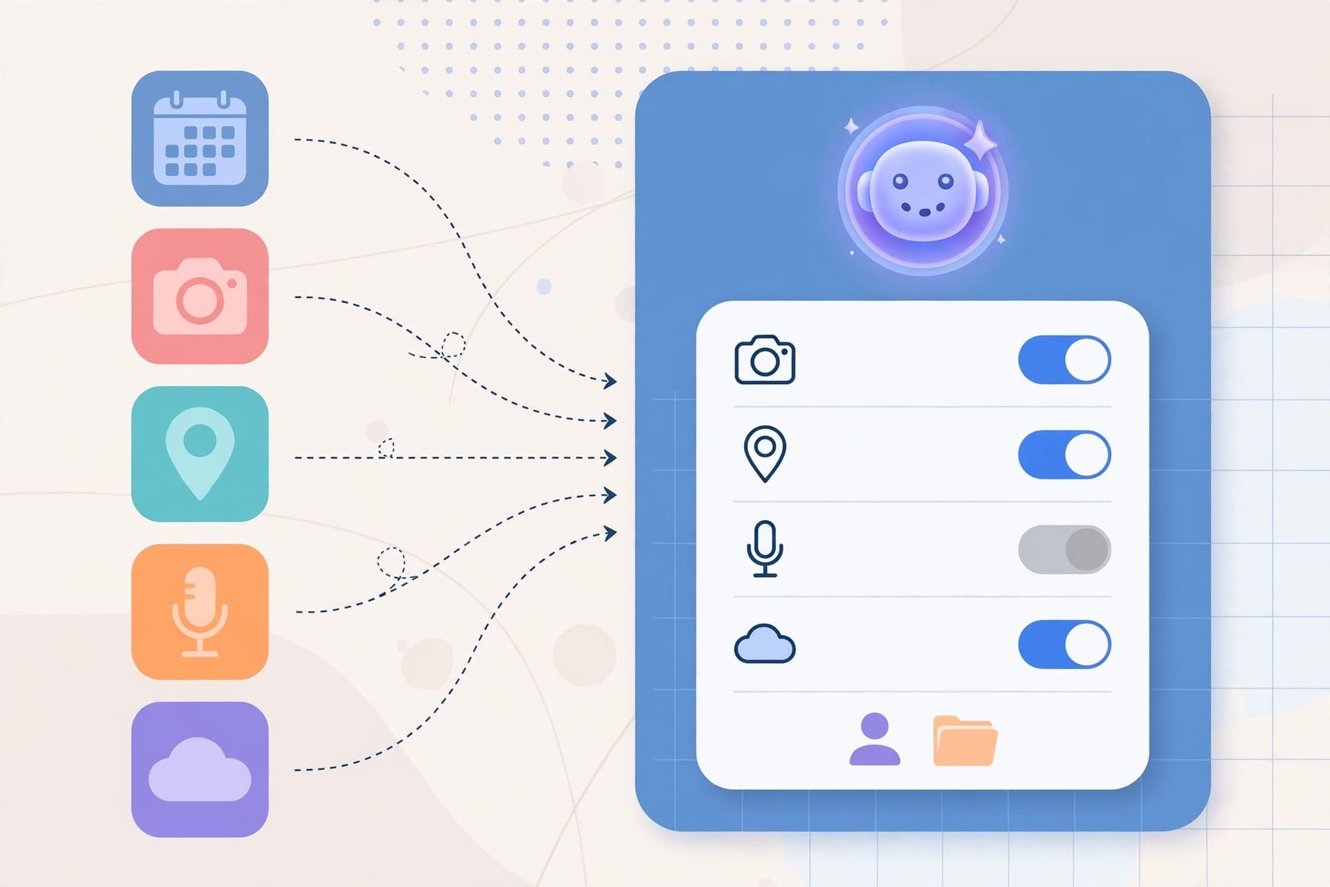 Personal Intelligence connected apps settings in Google AI Mode