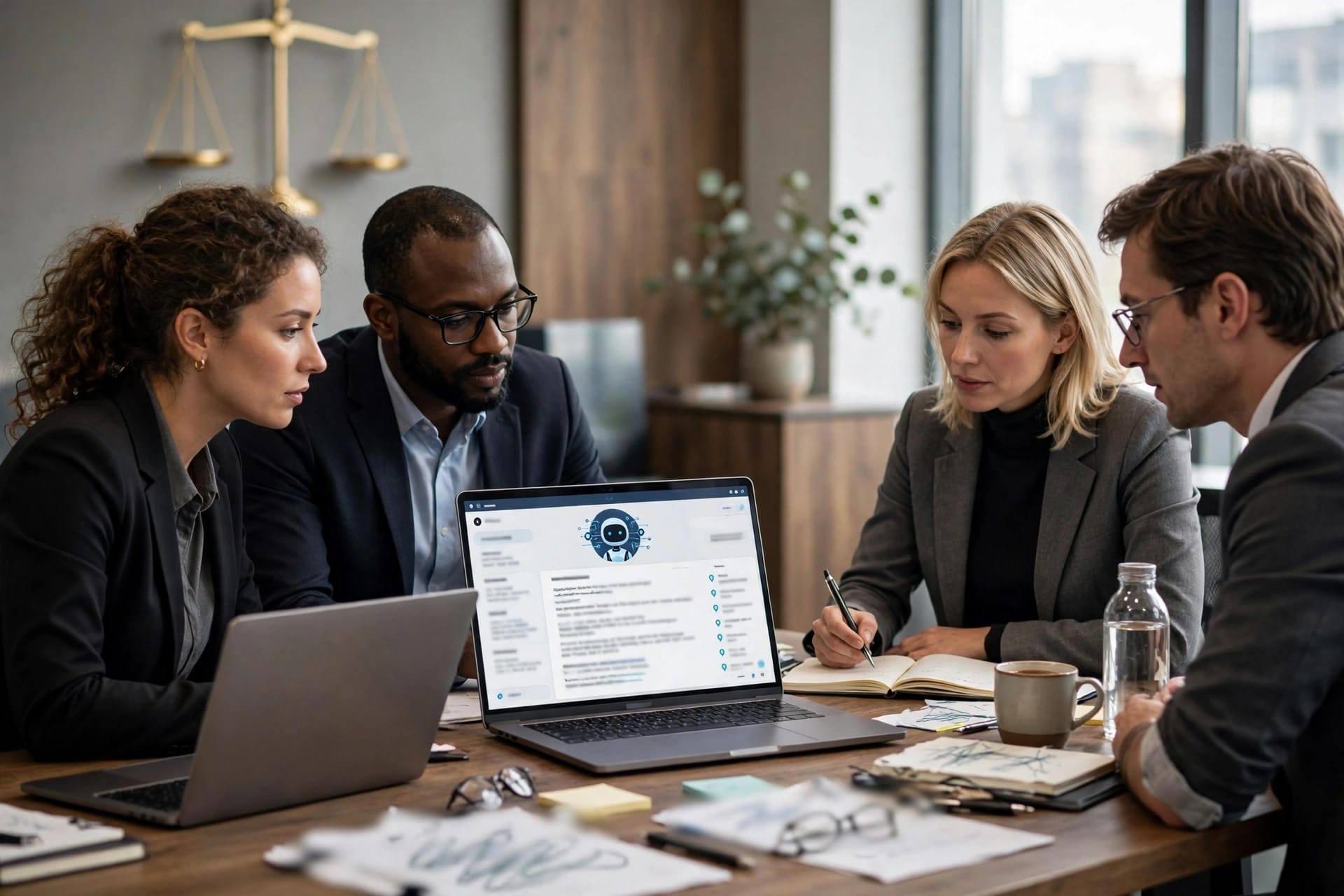 Legal team using Legora AI agents to draft and review contracts