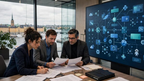 Legora legal AI platform on screen in a law firm office after its $550 million Series E