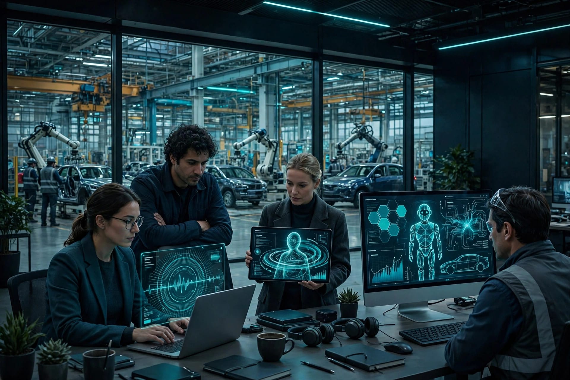 Volkswagen Group employees using Microsoft Copilot across factory and office work