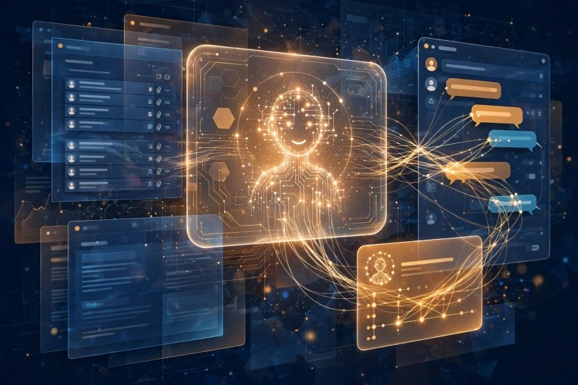 Service Agent bringing customer context into Microsoft 365 apps