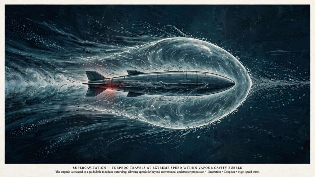 North Korea's Zam-2.0 super-speed torpedo during its underwater test, as reported by state media KCNA