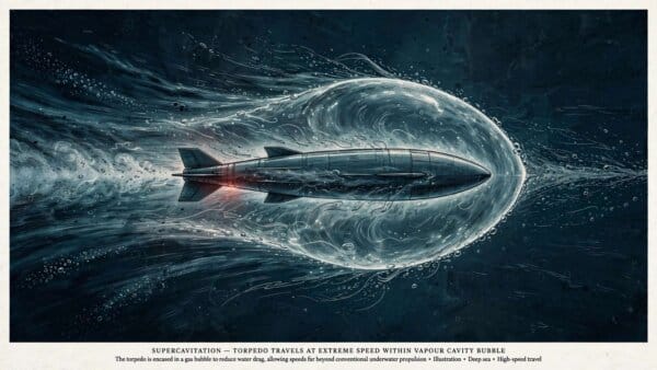North Korea's Zam-2.0 super-speed torpedo during its underwater test, as reported by state media KCNA