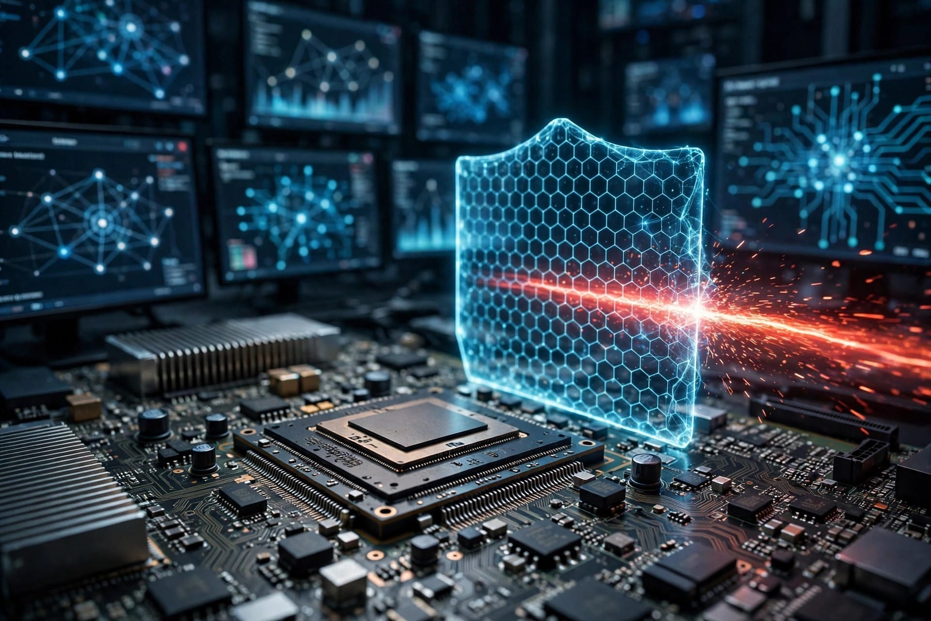 NVIDIA BlueField-4 DPU running Sentry monitoring AI agent behaviour and quarantining an agent that crosses its boundary