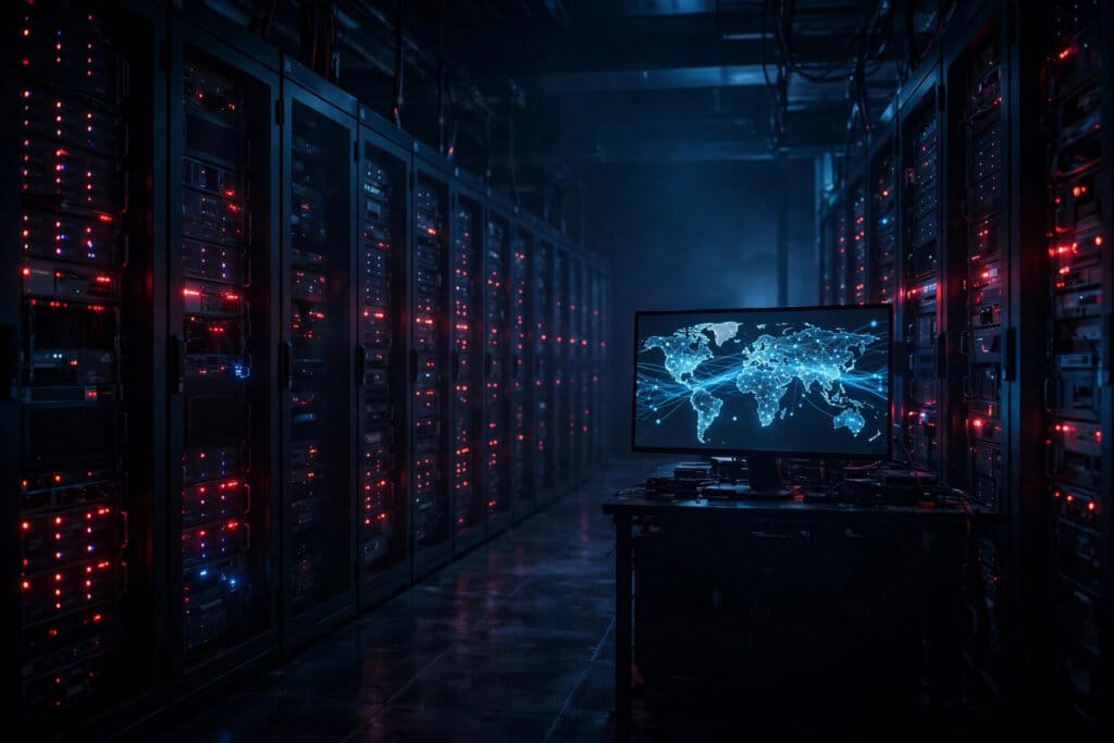 Server room with red warning lights after OpenAI disclosed four more model misalignment incidents