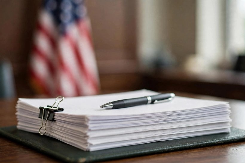 Contract documents showing unbiased AI principles compliance requirements