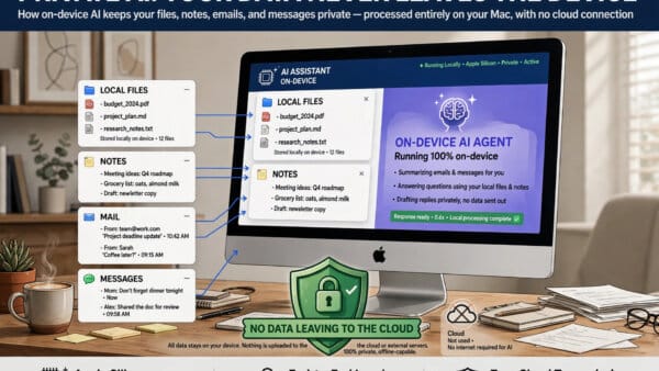 Perplexity Computer running fully local on a Mac with files and apps processed on device