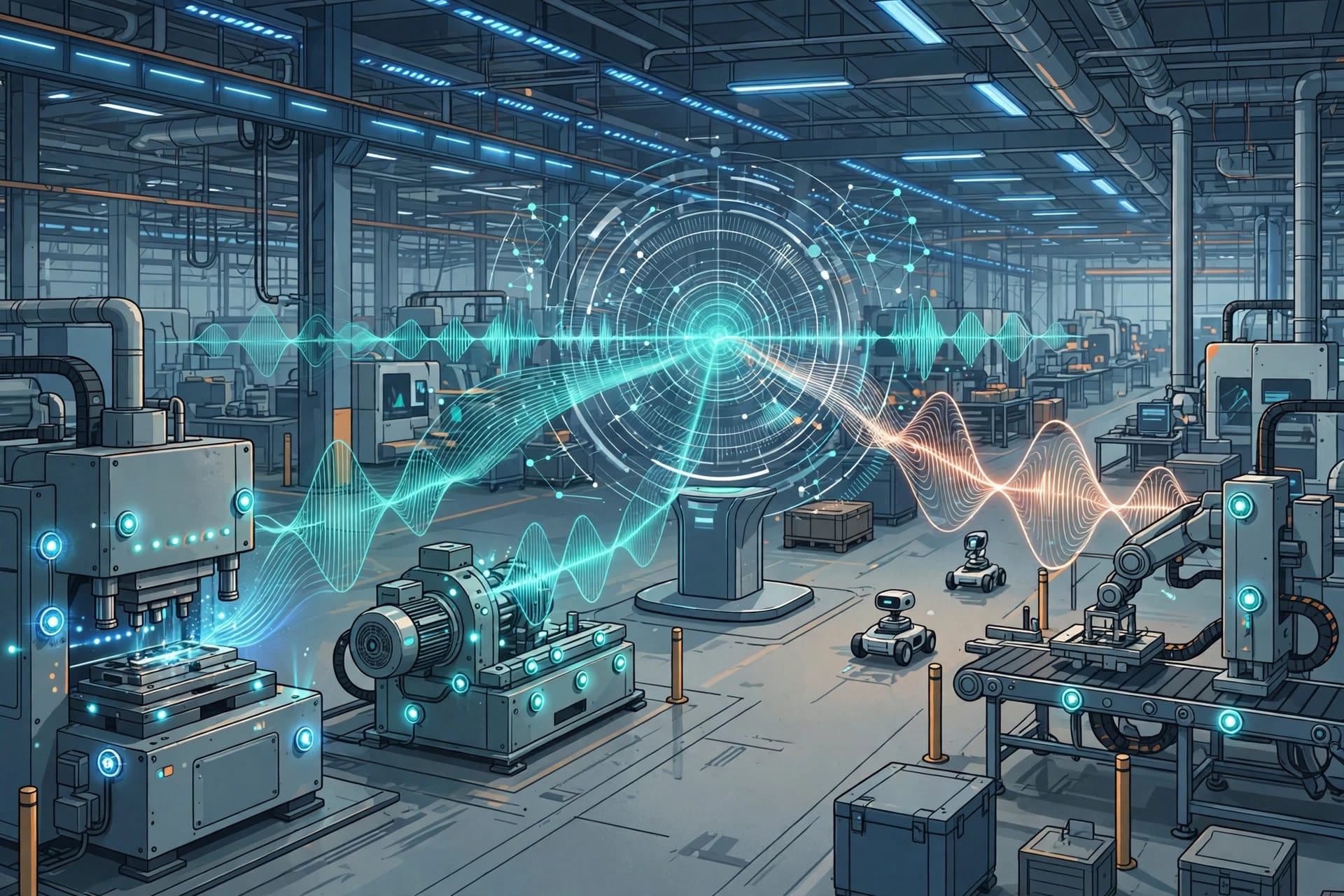 Tractian physical AI sensors monitoring factory machines after its $130 million Series D