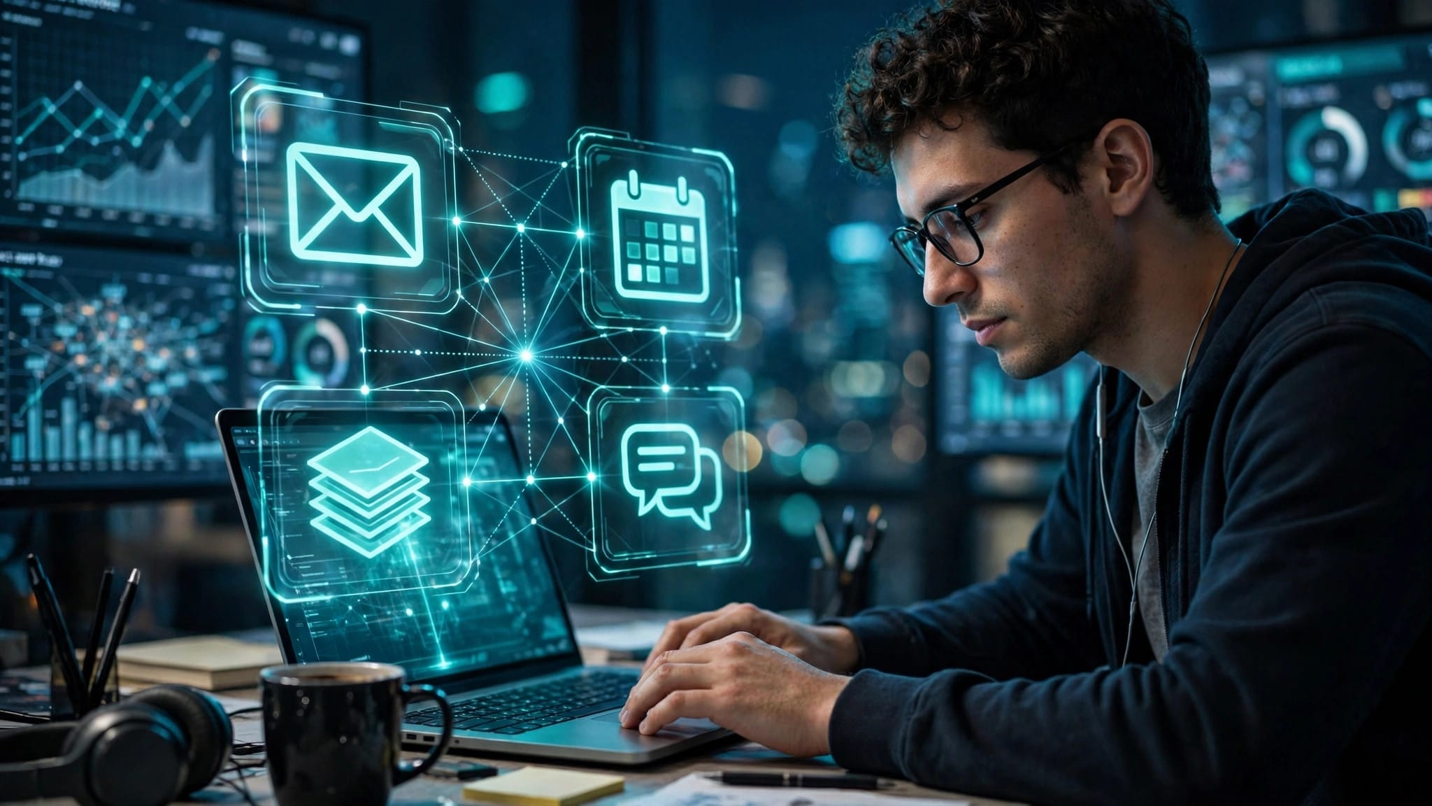 Uber employee using ChatGPT Work connected to Drive, Gmail, Calendar and Slack to analyse operations data