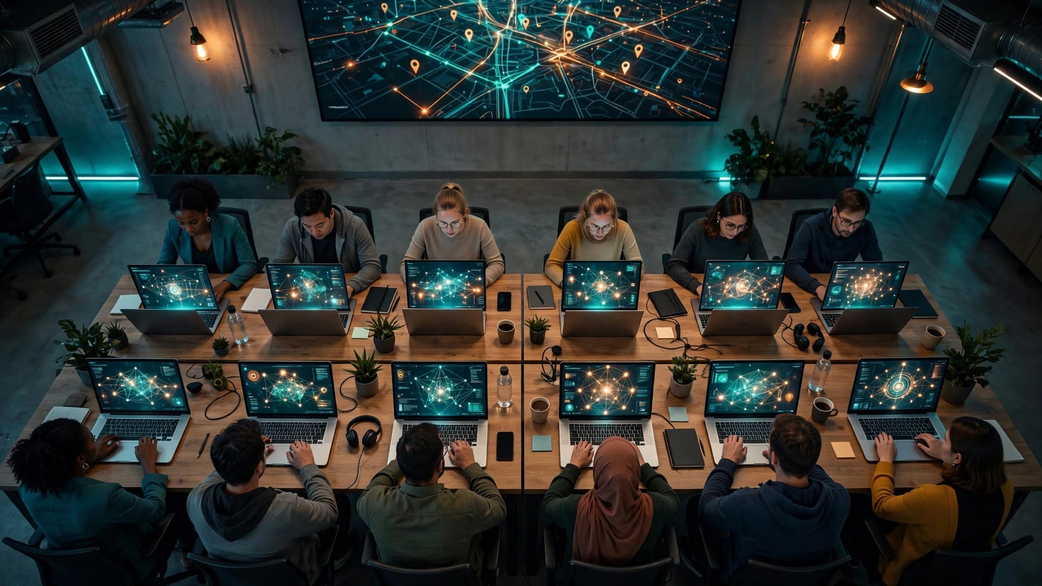 Uber office workforce using ChatGPT Work agent dashboards across shared desks