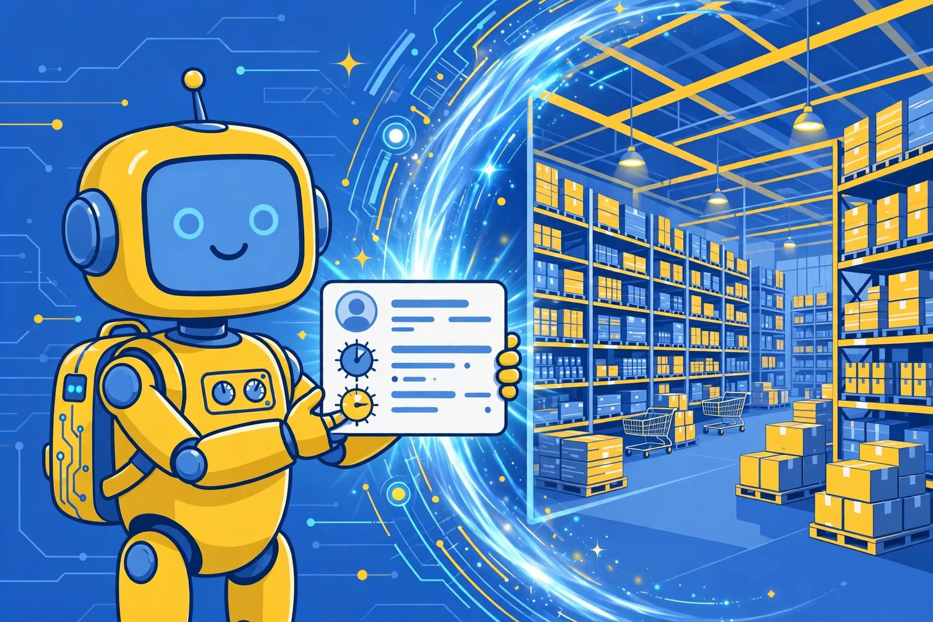 AI shopping agent presenting its Agent Profile card at the Walmart Agent Gateway