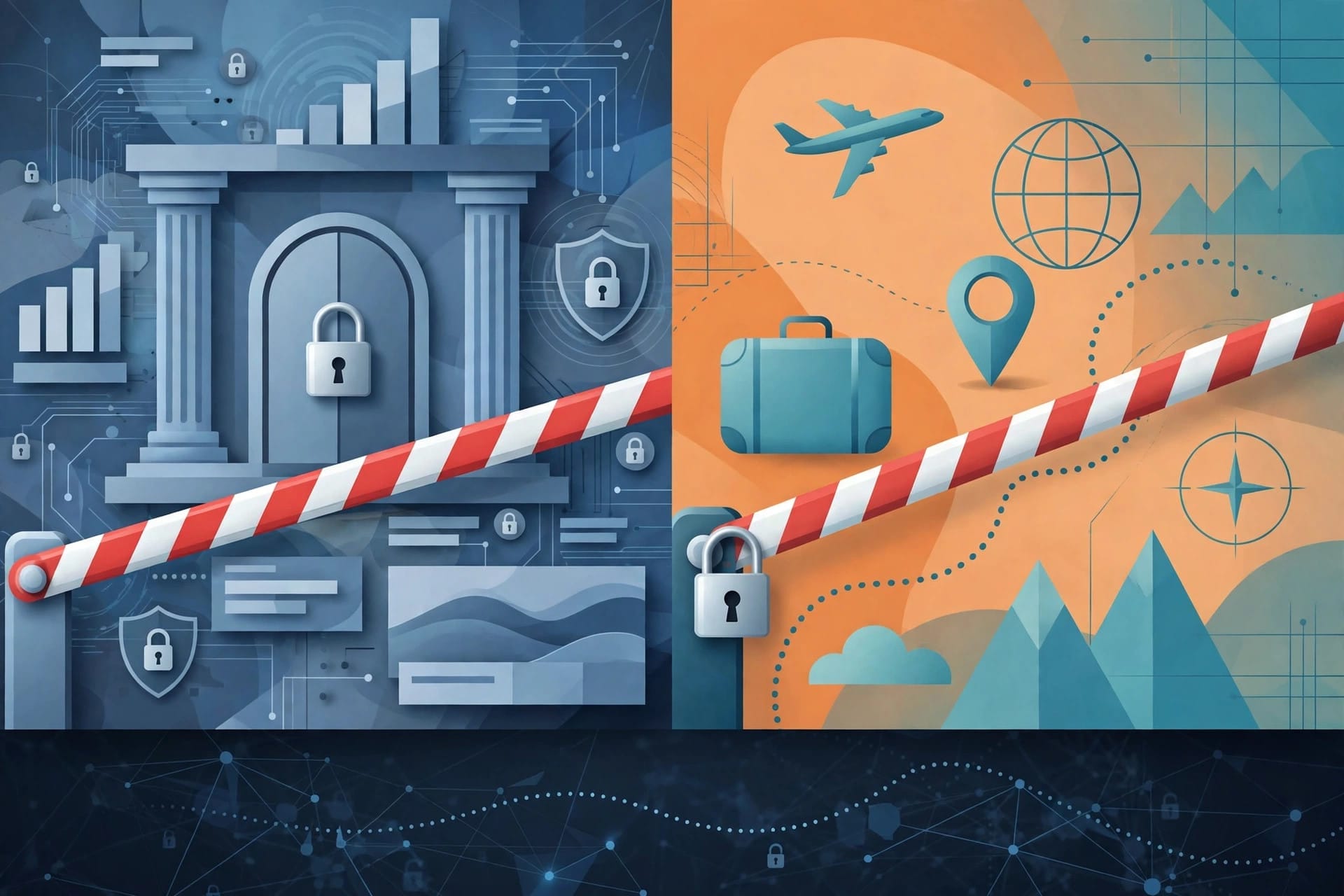 Bank and travel websites with access barriers blocking AI agents from bookings and accounts