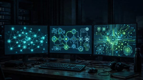 Attack operator workstation with AI agents orchestrated for the ARTEX hacking campaign