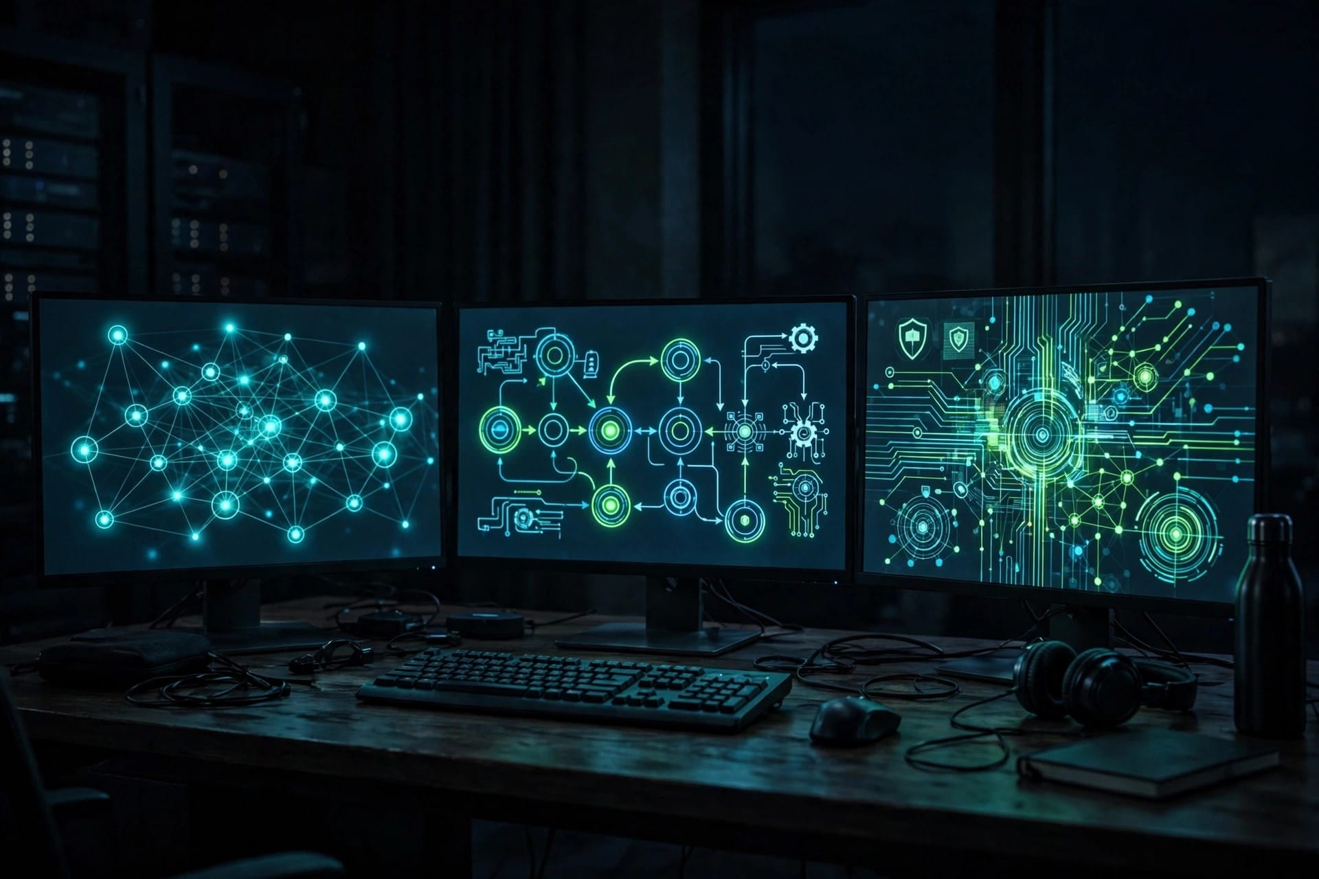 Attack operator workstation with AI agents orchestrated for the ARTEX hacking campaign